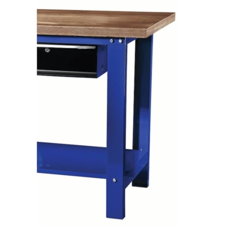 Bancada Aberta com 2 gavetas Tampo em Madeira Azul 44954240 TRAMONTINA PRO-416c7919-7681-434b-b529-fa10a767b190
