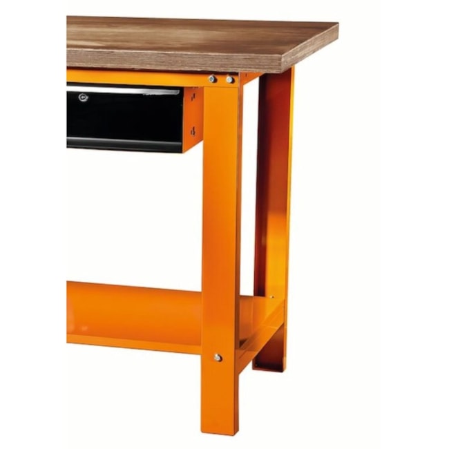 Bancada Aberta com 2 gavetas Tampo em Madeira Laranja 44954040 TRAMONTINA PRO-2c239e03-6ef3-424f-8539-cab59eb630f5