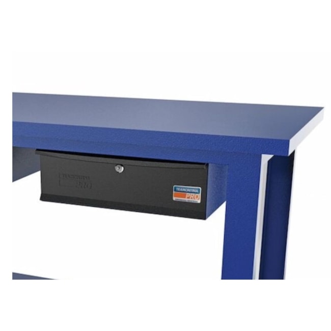 Bancada Aberta com 2 Gavetas Tampo Metálico Azul 44954245 TRAMONTINA PRO-101e9b8e-9cb6-42a7-b859-96006686b72f