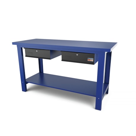 Bancada Aberta com 2 Gavetas Tampo Metálico Azul 44954245 TRAMONTINA PRO-46ffa54a-967a-4460-946b-f8d988262264
