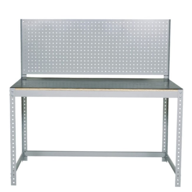 Bancada Aberta de Tampo Madeira com Painel Perfurado BM-S MARCON-81c2498e-44ca-4f8f-973b-cb4309dd4633