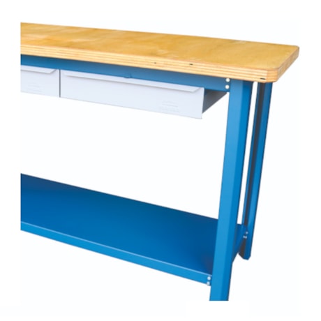 Bancada Aberta Desmontável com 2 Gavetas Tampo Compensado Azul 152CDD FERCAR-8746aff0-60ae-45f2-88d3-497f458a3081
