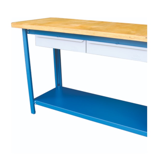 Bancada Aberta Desmontável com 2 Gavetas Tampo Compensado Azul 152CDD FERCAR-1b8e4136-4f0f-4cfc-9d89-0706b51bb04d