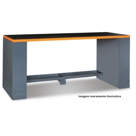 Bancada Aberta Tampo Chapa Metálica Laranja C55B BETA-c7515980-6384-4025-8ebe-fd82d9342cff