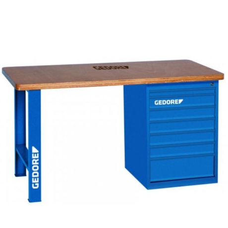 Bancada com Módulo e 7 Gavetas Tampo de Madeira 30820-84522 GEDORE-e948582a-1379-4993-9305-65115db12d67