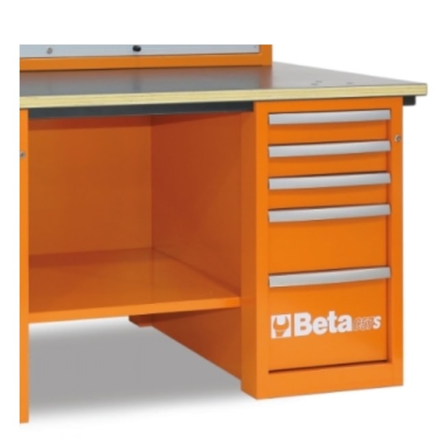 Bancada com Painel Persiana e 10 Gavetas C57S B BETA-241801ea-c76b-4955-8c32-dc0dad558123