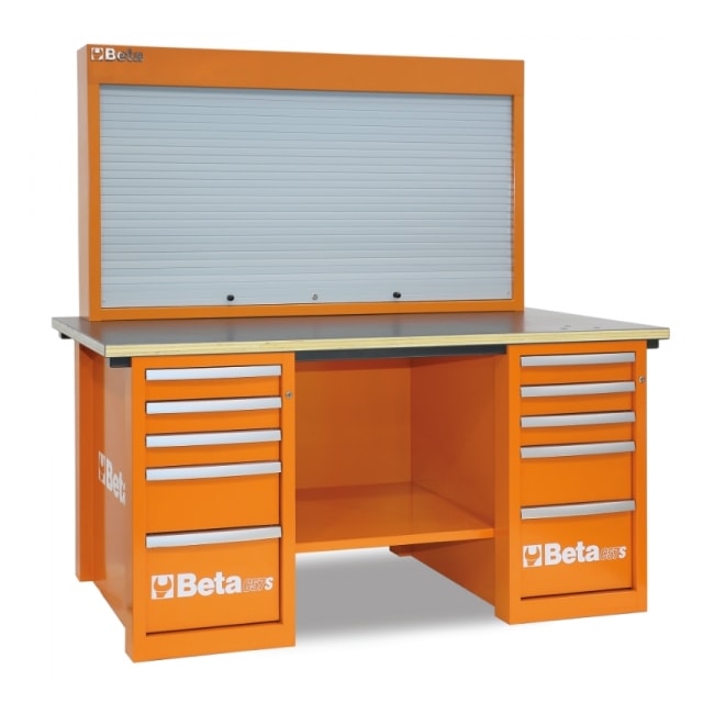 Bancada com Painel Persiana e 10 Gavetas C57S B BETA-d7584cc9-efb5-49a9-8ba0-53e43ec8c6fc