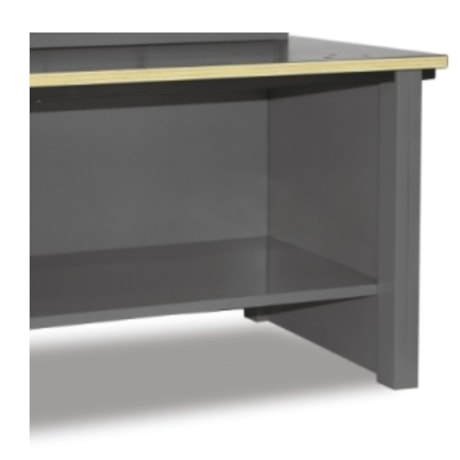 Bancada com Painel Persiana e 5 Gavetas Cinza C57S A BETA-ccfaf00a-2496-4ca3-95ba-f7f503a0bc16