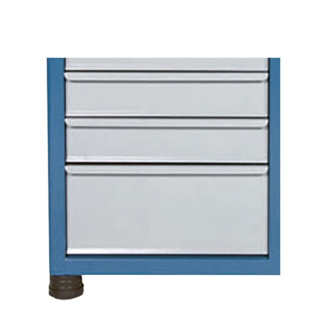 Bancada de 5 Gavetas e 1 Porta com Tampo Madeira e Painel Desmontado 2004 MARCON-6737f56b-2291-4aab-8e55-6a64effe53a2