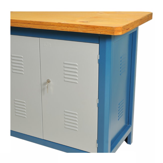 Bancada Fechada com 2 Prateleiras Azul 100CDF FERCAR-5b7f73cb-5f6d-46e6-b9e4-f0360494db3d