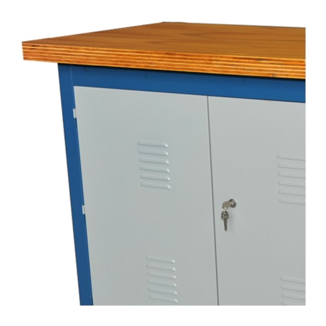 Bancada Fechada com 2 Prateleiras e 3 Portas 150CDF FERCAR-80ed15dc-73fb-4a28-b65e-49952757a912