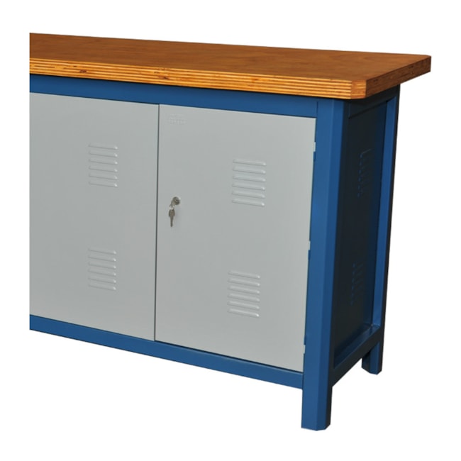 Bancada Fechada com 2 Prateleiras e 4 Portas 200CDF FERCAR-ae003917-3c4e-4cd9-baba-2eb712d58c77