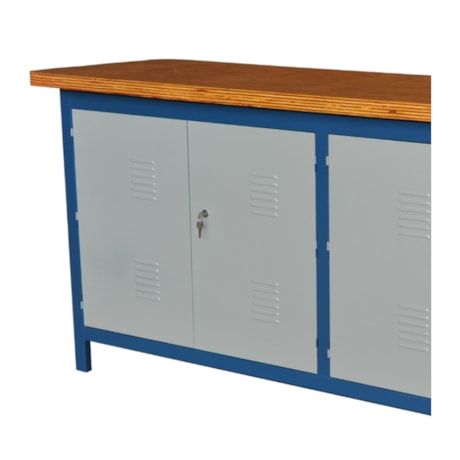 Bancada Fechada com 2 Prateleiras e 4 Portas 200CDF FERCAR-92065255-8aa6-45cc-97fb-c02b941560b7