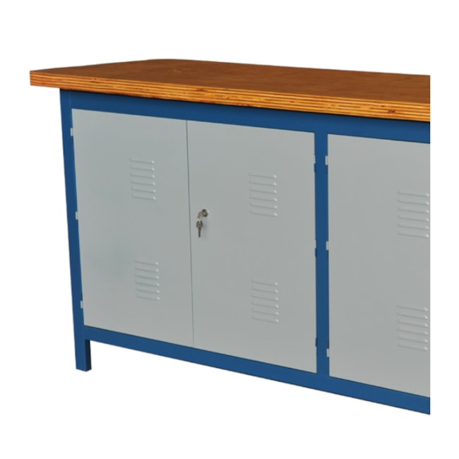 Bancada Fechada com 2 Prateleiras e 4 Portas 200CDF FERCAR-81005958-d87c-4351-8516-4ecd2b434672