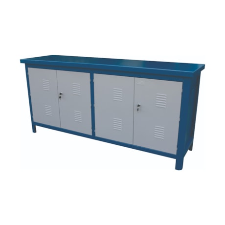 Bancada Fechada com Tampo em Aço Azul 200AF FERCAR-4f9d7c07-2549-4300-9fe9-a5707bf86190