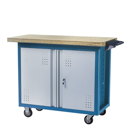 Bancada Fechada Móvel de 2 portas com tampo Madeira 25mm Desmontado 2009 MARCON-0710231f-dee1-4233-ad36-066d5b72acf6