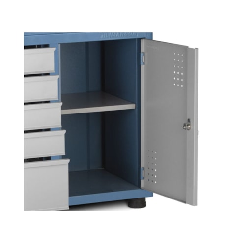 Bancada Fixa com Tampo Compensado Naval de 1 Porta e 5 Gavetas (Desmontado) 2006 MARCON-76f10fea-9d89-4fab-8d81-e5614682f8d9