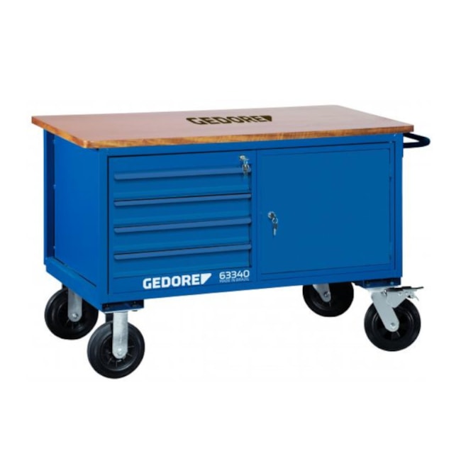 Bancada Móvel com 4 Gavetas e 1 Porta Fechado 63340 GEDORE-f6a57351-19a5-48c6-a8e0-1767f52eb597