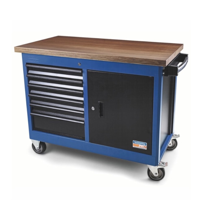 Bancada Móvel com 6 Gavetas e 1 Porta Azul 44959/201 TRAMONTINA PRO-ad971c17-e367-4648-9b5c-b681c03b62aa
