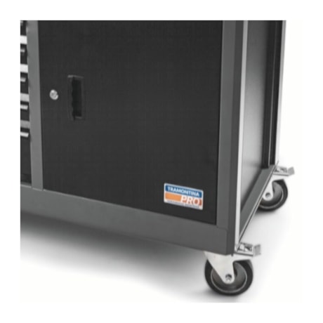 Bancada Móvel com 6 Gavetas e 1 Porta Cinza 44959/401 TRAMONTINA PRO-ce259cb4-1cec-43f4-8dfa-01d6e7639a80