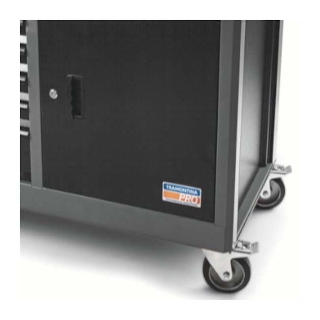 Bancada Móvel com 6 Gavetas e 1 Porta Cinza 44959/401 TRAMONTINA PRO-8507c2c4-0904-4c22-84cb-faa86e5853a3