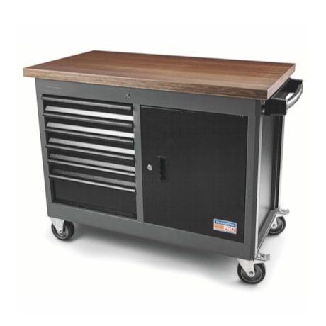 Bancada Móvel com 6 Gavetas e 1 Porta Cinza 44959/401 TRAMONTINA PRO-c4530bf2-1a85-4934-8fba-a72079fa6e92