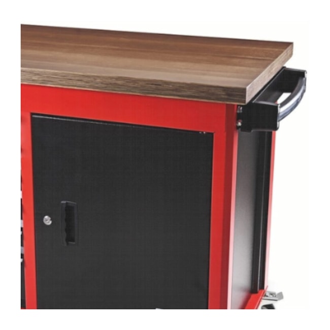 Bancada Móvel com 6 Gavetas e 1 Porta Vermelho 44959/301 TRAMONTINA PRO-192eb85c-7893-4d55-a084-ff4ae94abd3a