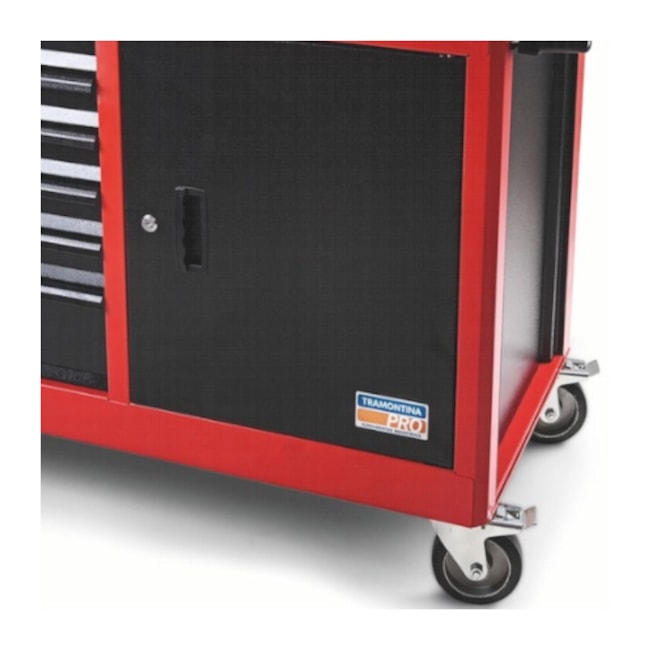 Bancada Móvel com 6 Gavetas e 1 Porta Vermelho 44959/301 TRAMONTINA PRO-5c8b4a24-8b9d-4011-a7e9-08d8a4aa6d6b