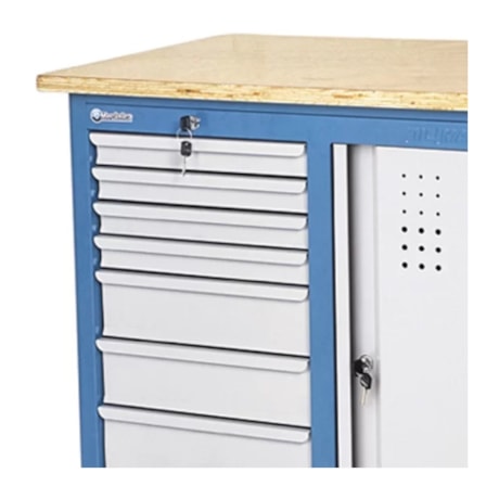 Bancada Móvel com 7 Gavetas e Porta CR-60 MARCON-599cfe11-1643-4860-a8df-0af2d34ef861