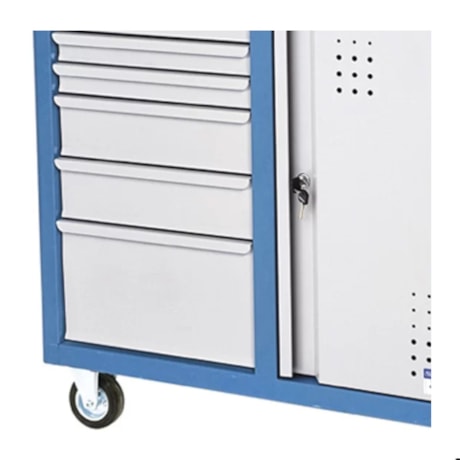 Bancada Móvel com 7 Gavetas e Porta CR-60 MARCON-a5d52fc5-3177-40c8-b3df-70354270e947