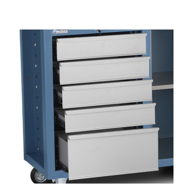 Bancada Móvel Tampo de Madeira sem Painel Desmontada com 5 Gavetas e 1 Porta 2005 MARCON-dac807e5-3249-426c-aab0-6c44fc1a72c5