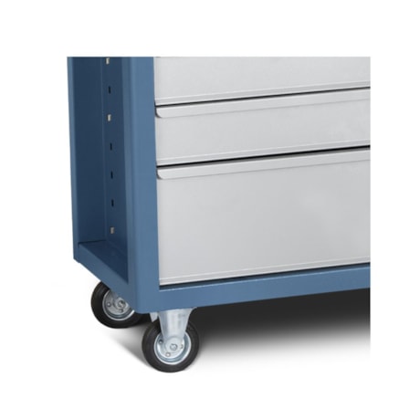 Bancada Móvel Tampo de Madeira sem Painel Desmontada com 5 Gavetas e 1 Porta 2005 MARCON-83cd9ed0-e6da-430c-9e3d-3a1d58fa6c19