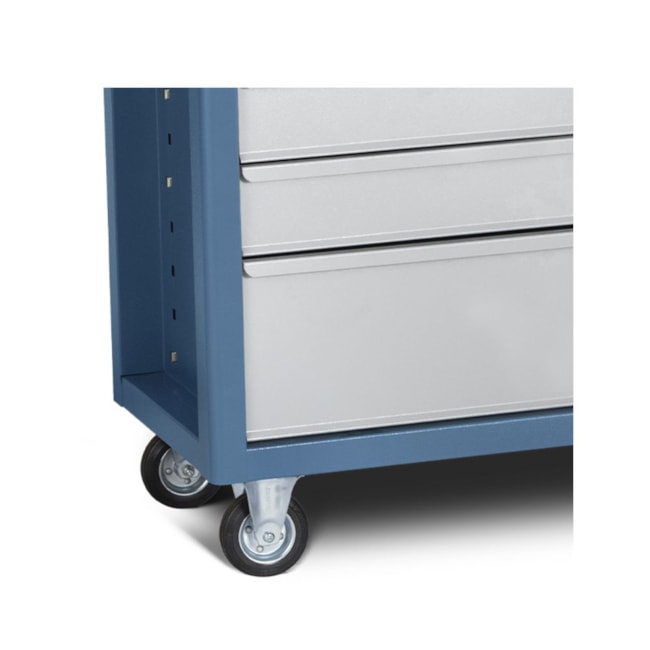 Bancada Móvel Tampo de Madeira sem Painel Desmontada com 5 Gavetas e 1 Porta 2005 MARCON-b916ee41-c480-48ba-89ac-488cfc870480