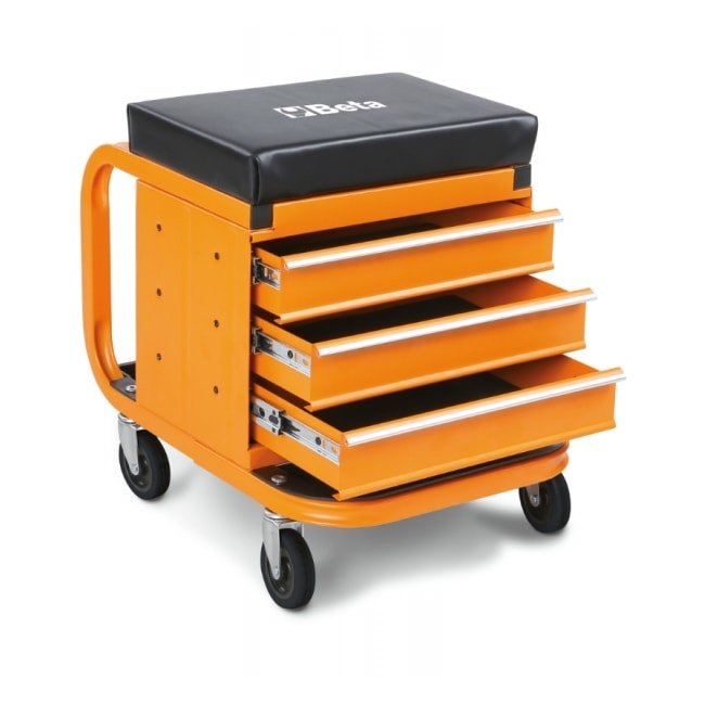 Banco Mecânico Giratório 130kg com Gavetas Laranja 2258 BETA-ad133b37-b25e-47c3-beb3-47dbea8fad1f