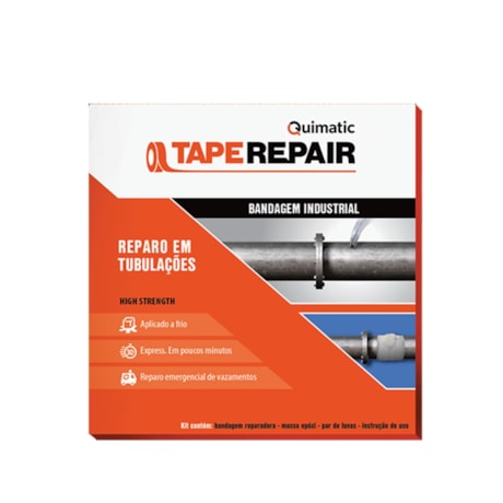 Bandagem Industrial TapeRepair 10cm x 9m TR2 QUIMATIC