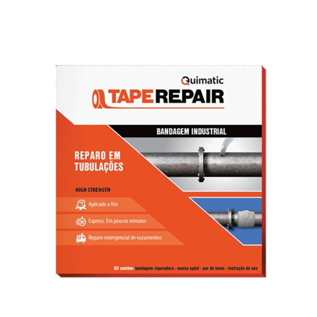 Bandagem Industrial TapeRepair 10cm x 9m TR2 QUIMATIC-fbbee35c-3256-4482-891a-91787ecd1cf3