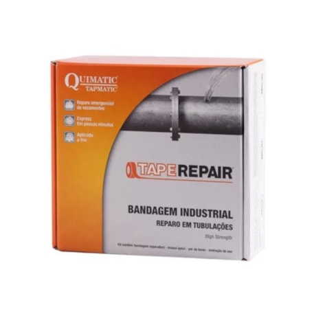 Bandagem Industrial TapeRepair 10cm x 9m TR2 TAPMATIC-b3cd12f3-fc2d-446e-832d-e9d21fe8f31b