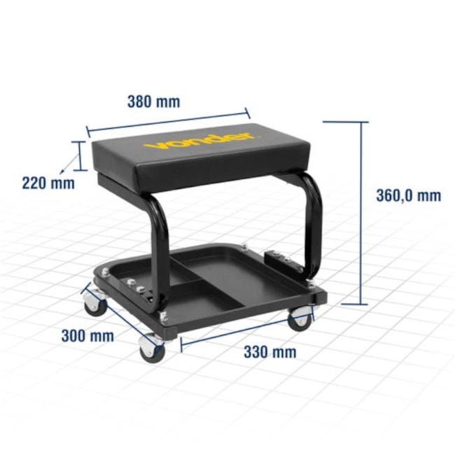 Banqueta Fixa com Bandeja para Mêcanico 3579110000 VONDER-f5aa4430-0ec1-4833-af85-0e8f586950ab