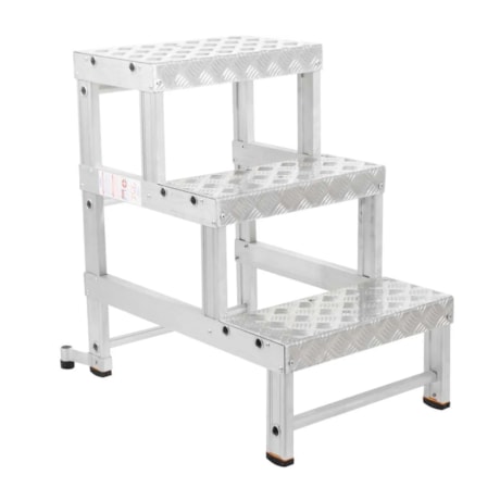 Banqueta Industrial em Alumínio com 3 Degraus BI-751 ALULEV -309258a3-7cba-45d4-96e2-a11369bf6acd