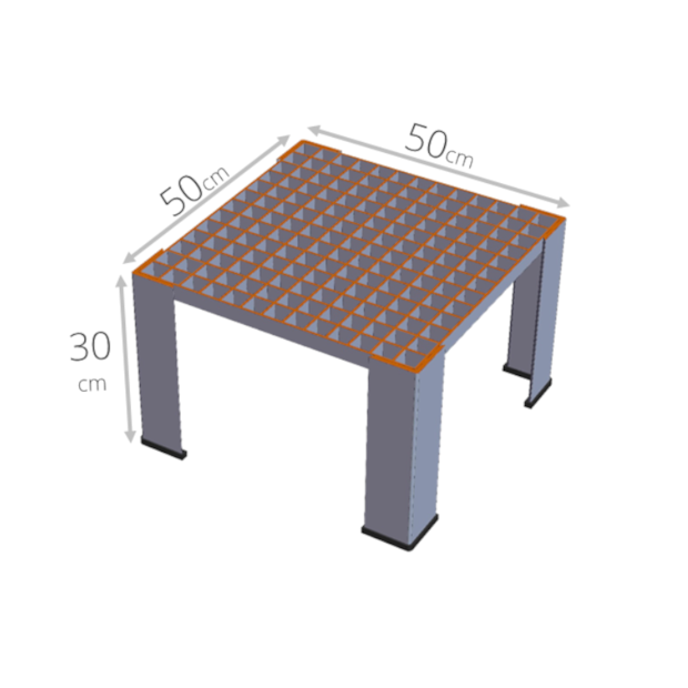 Banqueta Isolante Fibra de Vidro 30cm 50 KVA EBI-030 COGUMELO-56d8e583-6063-4ed4-9618-5a62350044fd