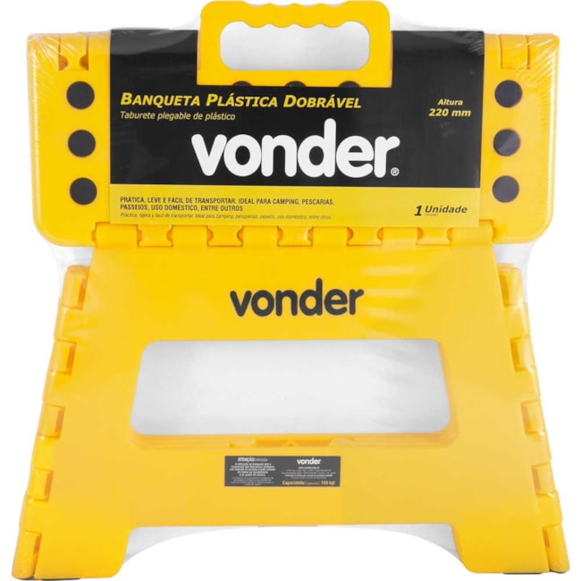 Banqueta Plástica Dobrável 220mm Amarelo 3540022001 VONDER-b4405ed2-8b9c-4881-bea5-7748bcea0429