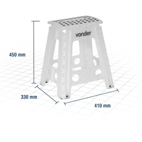 Banqueta Plástica Dobrável 450mm 3540045000 VONDER-30ce06bd-c741-4480-9d62-94e7fb4d767e