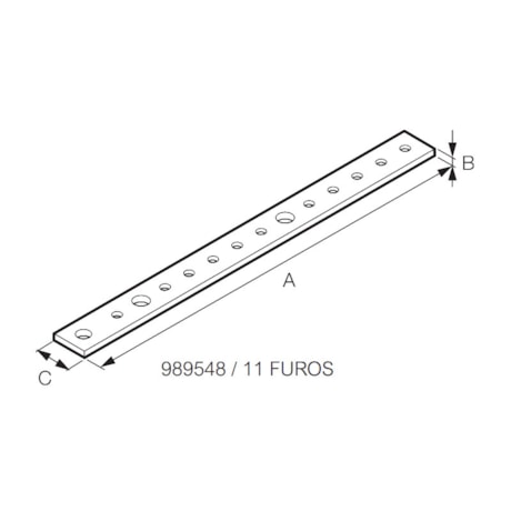 Barramento Neutro/Terra 11 Furos com Suporte 989548 CEMAR-bc72e0a0-25d9-4953-bdf0-d3ab854c1f56