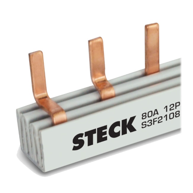 Barramento Pente Trifásico para 57 Disjuntores 80A 1000mm S3F1000B STECK-71c2227d-8413-45df-86c4-ab41f4b35526