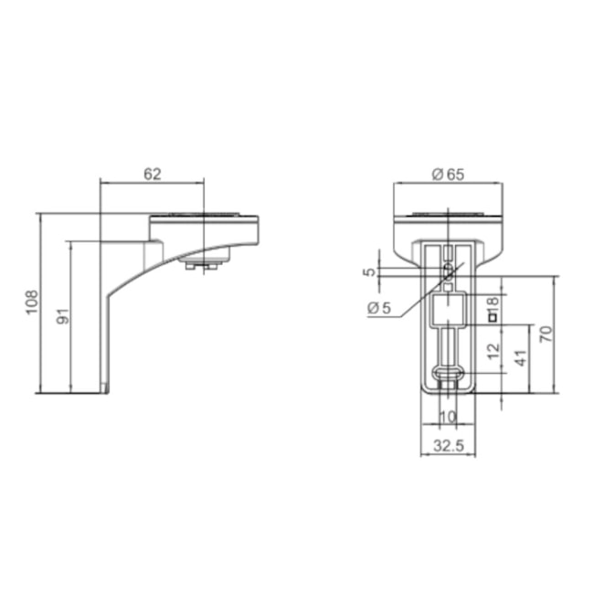 Base Tomada com Suporte Plástico para Relé Fotoeletrônico/Fotocélula 130mm BS2 15297 MARGIRIUS-d3ee0a8e-d3e7-4812-b2e4-dced6a728d35