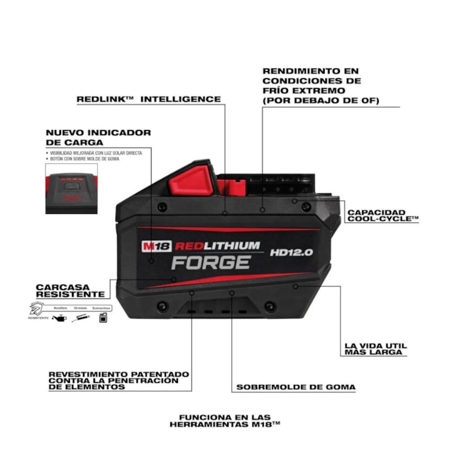 Bateria 18V 12.0Ah Íons de Lítio 48-11-1813 MILWAUKEE-34d192c0-b295-4279-a7b9-0cea628f5004