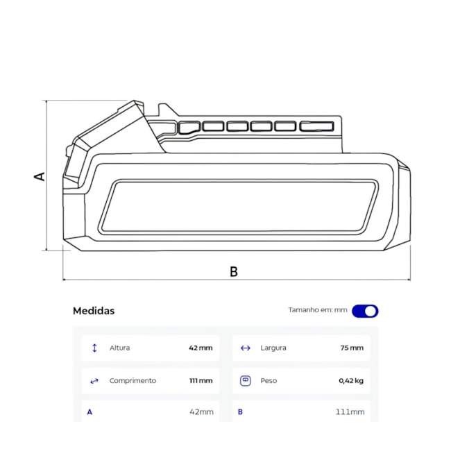 Bateria 20V 2,0Ah Lithium-Ion 42300/002 TRAMONTINA-430a6627-1a40-4dff-b709-75ec7b7cd8c9