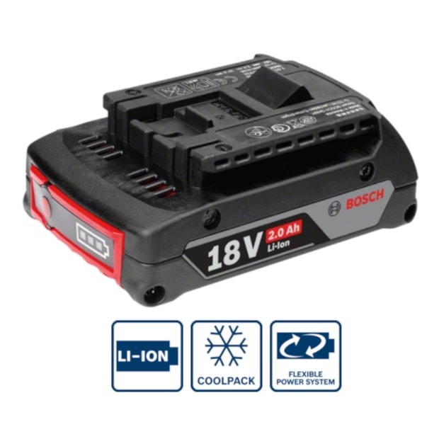 Bateria de Lítio 18V 2.0 Ah com Indicador de Carga GBA 1600Z00036 BOSCH-a972fc57-48a7-4e87-a462-8c6439229cb3