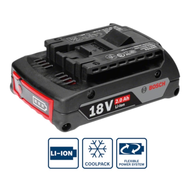 Bateria de Lítio 18V 2.0 Ah com Indicador de Carga GBA 1600Z00036 BOSCH-b78eef1b-48e9-498f-ae9d-644b847d3fd9