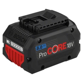 Bateria de Lítio 18V 8.0 Ah com Indicador de Carga PROCORE 1600A016GK BOSCH
														